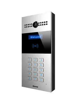 Akuvox - R27A-Aluminum - SIP Intercom with Keypad and RF Card reader