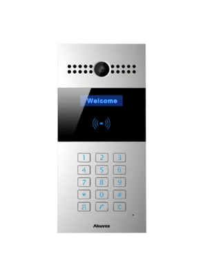 Akuvox - R27A-Zinc-alloy - SIP Intercom with Keypad and RF Card Reader