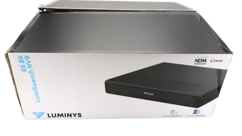 Luminys - R54-32NA - R5 Mainstream Series NVR, 32MP 32 Channel 1.5U Dual NIC, 4SATA,  Analytics by Recorder, LumiSearch+