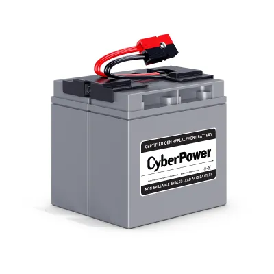 CYBERPOWER - RB12170X2A - Replacement Battery Cartridge for PR1500LCD, 2 batteries, 12V/72AH, Sealed lead-acid, 18 month warranty