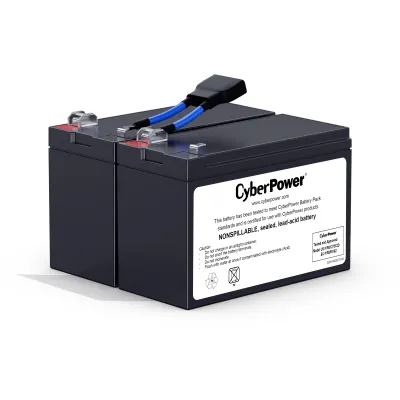CYBERPOWER - RB1270X2D - CyberPower RB1270X2D UPS Replacement Battery, 2 x 12V/7Ah, 18-month Warranty