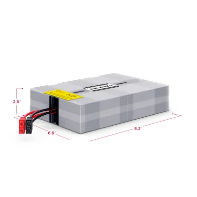 CYBERPOWER - RB1270X4G - Replacement Battery for OR1500PFCRT2U, 4 Batteries, 12V/7Ah, Sealed Lead-Acid, 18 Month Warranty