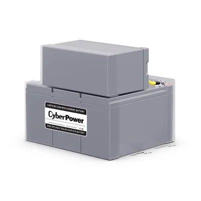 CYBERPOWER - RB1290X4K - REPLACEMENT BATTERY CARTRIDGE FOR PR2200LCDSL & PR3000LCDSL , 4 BATTERIES, 12V/9AH, SEALED LEAD-ACID, 18 MONTH WARRANTY