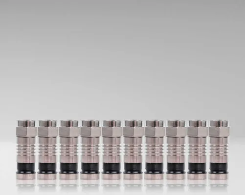 Jonard Tools - RG6-50 - RG6 Connectors (Pack of 50)