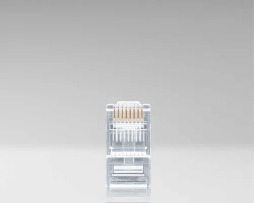 Jonard Tools - RJ45-550 - RJ45 Cat5/5e Pass-Through Connectors, 50 Pcs In Jar