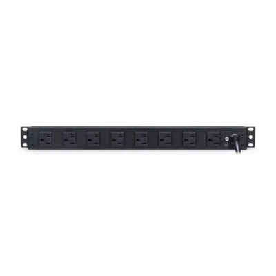 CYBERPOWER - RKBS20ST4F8R - 1800 J, 120 V, NEMA L5-20P twist lock plug, 12 NEMA 5-20R (4 front, 8 rear), 15 ft cord, Limited lifetime warranty