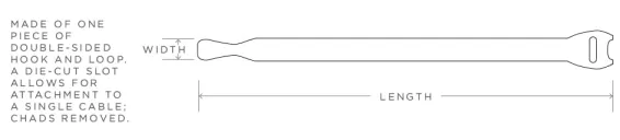 Rip-Tie - Y-12 - 1/2 Inch Wide Rip-Tie Lite