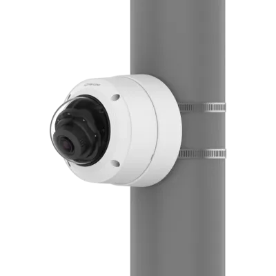Hanwha - SBD-140PMW - Pole Mount, Compatible with QNV-C8083R/C9083R, QNV-C8011R/C8012/C9011R, QND-6012R/ 6022R/6082R, QND-7012R/7022R/7082R, QNE-8011R/8021R, LND-6012R/6022R/6072R, ANE-L6012R/L7012R