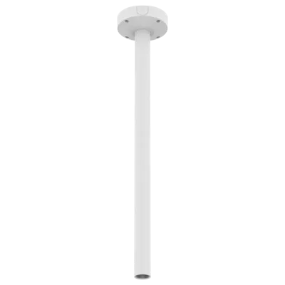 Hanwha - SBP-900CMW - Pendant Mount Accessory, Length: 900mm (35.43") with female 1.5" pipe thread and 3/4" conduit access holes