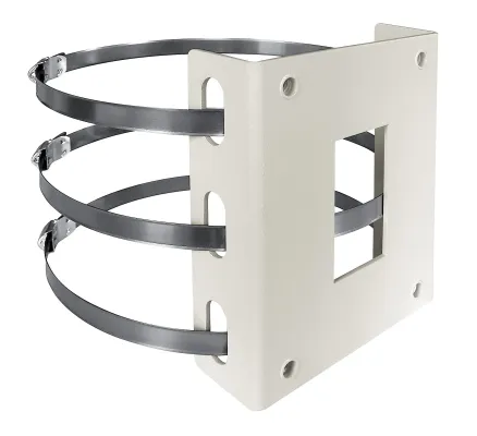 Hanwha - SHB-V-DBHWGC - Pole mount adapter, (Ø 8.2", max 8.9") for outdoor enclosure: SHB-V-3200HPR. Note: The SHB-V-WCPA is also needed for pole mount installation.