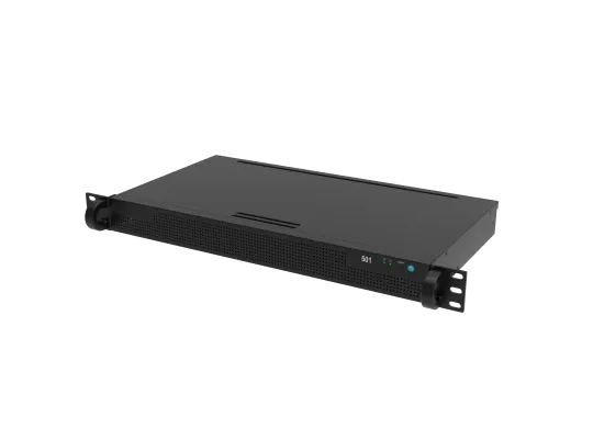 Hanwha - SKY-SU501-0 - Location Setup Fee Bridge 501 (Rack Form Factor)
 1MP: 72CH, 4MP: 50CH, Analytics: 10CH, up to 4 LPR cameras, up to 2 days of local video buffering, 1TB HDD, VGA, HDMI, DP
 This product is subject to the Wisenet SKY agreement.