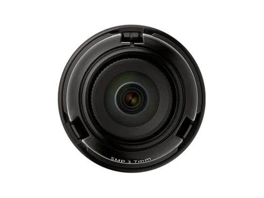 Hanwha - SLA-5M3700P - 5MP Black Plastic Lens For PNM-9320VQP and PNM-9322VQP