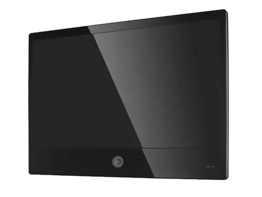 Hanwha - SMT-3211PVM - 32" IP public view monitor,1080p (1920x1080), HDMI, VGA, Ethernet, 16:9 aspect ratio, Built-in speaker (2x2 W), VESA mountable (100 x 100mm / 200 x 100mm), black casing, face detection display for visual deterrent, customizable