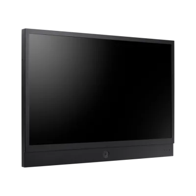 Hanwha - SMT-3221PV - 32” (31.55") AI Enabled IP public view monitor (AI PVM), 1080p (1920x1080 60Hz), 16:9 Aspect Ratio, HDMI In (x2), Ethernet, Built-in Speakers (2W x2), AI Object Classification and Analytics, Face Detection, Motion Activated LED 