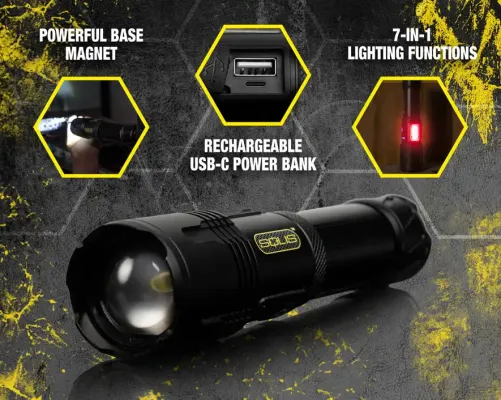Jonard Tools - SOL-F1 - Solis Rechargeable Tactical Flashlight