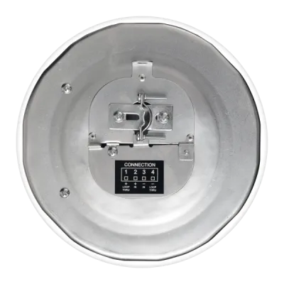 SPECO - SP6NXCTUL - 6.5" UL Listed Metal Back can Speakers w/ 70V Transformer, Bracket Included, Pair