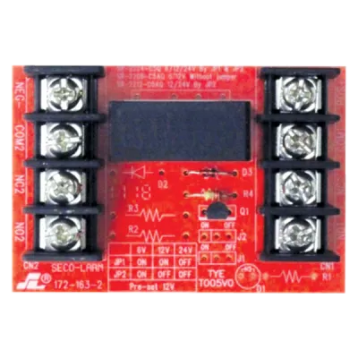 SECO-LARM - SR-2206-C5AQ - Relay Module, 6/12VDC Trigger Voltage, One 5A Form C DPDT Relay