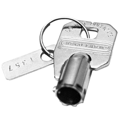 SECO-LARM - SS-090KN-3 - Extra pre-cut keys for SS-090 series and the SS-095 series key locks. Key #1303. Sold in multiples of 5 (price is for 1 pc).