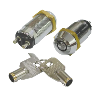 SECO-LARM - SS-095-1H5 - High-Security Tubular Key Lock. SPST, momentary-ON/shunt-OFF (spring loaded). Key #1305. Sold in multiples of 5 (price is for 1 pc).