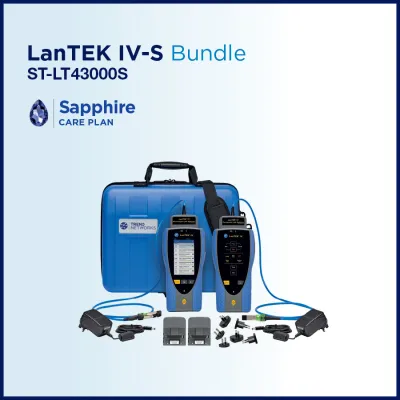 Simply 45 - ST-LT43000S - LanTEK IV-S 3000MHz (with PL/CH Adapters) and 1 Year of Sapphire Care Support Bundle 