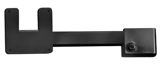 Hanwha - STB-10PVMSC-B - Self-checkout monitor mount, accommodates one SMT-1030PV 10" PVM, easy height adjustment, angle optimized for best view, all installation hardware and brackets included, Powder coated black color, VESA 75 x 75 mm, product wei