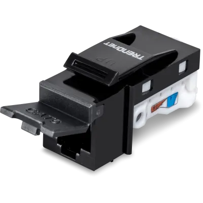 TRENDNET - TC-K25C6BK - 25 Pack Cat6 RJ-45 Keystone Jack, Black