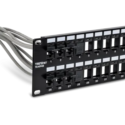 TRENDNET - TC-K50C6BK - 50 Pack Cat6 RJ-45 Keystone Jack, Black
