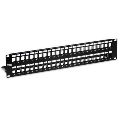 TRENDNET - TC-KP48S - 48-Port Blank Keystone Shielded Patch Panel