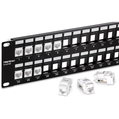 TRENDNET - TC-KP48 - 48-Port Blank Keystone Patch Panel
