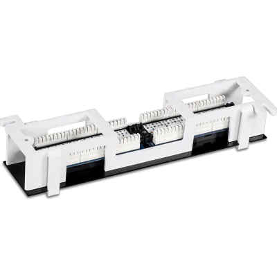 TRENDNET - TC-P12C5V - 12-Port Cat5e Unshielded Wall Mount Patch Panel with Included 89D Bracket