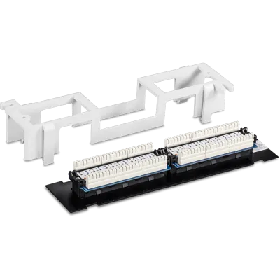 TRENDNET - TC-P12C5V - 12-Port Cat5e Unshielded Wall Mount Patch Panel with Included 89D Bracket