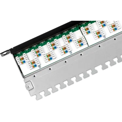 TRENDNET - TC-P24C6AHS - 24 Port Cat6a Shielded Half-U Patch Panel