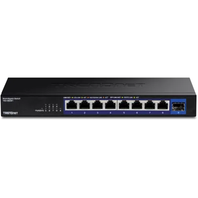 TRENDNET - TEG-S5091 - 9-Port 2.5G Unmanaged Switch with 10G SFP+ Port
