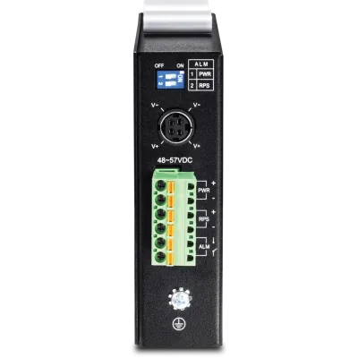 TRENDNET - TI-PG541i - 6-port hardened Industrial Gigabit PoE+ Layer 2 Managed DIN-Rail Switch