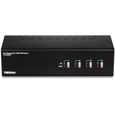 TRENDNET - TK-440DP - 4-Port Dual Monitor Display Port KVM Switch