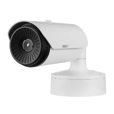 Hanwha - TNO-3020T - QVGA Thermal camera, Max. 320 x 240 resolution support, built-in 4.3mm fixed lens, H.265, H.264, MJPEG codec, Max. 30fps@all resolutions, full video and audio analytics, temperature detection, shock detection, micro SD Max. 256GB