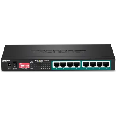 TRENDNET - TPE-LG80 - 8-Port Gigabit Long Range PoE+ Switch