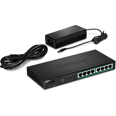 TRENDNET - TPE-TG84 - 8-Port Gigabit PoE+ Switch (120W)