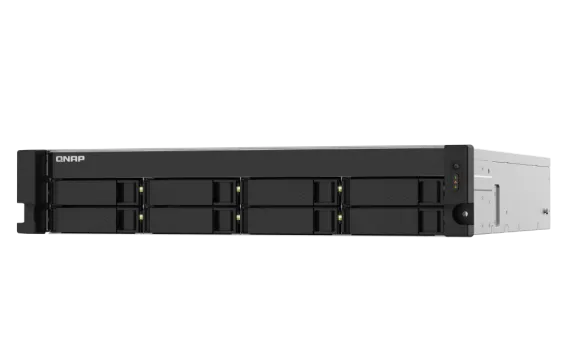 QNAP - TS-832PXU-4G-US - QNAP 2U 8-Bay ARM-based 2.5G &10G NAS, Quad Core 1.7GHz, 4GB DDR3 RAM, 2 x 10GbE SFP+, 2 x 2.5GbE, Single Power Supply
