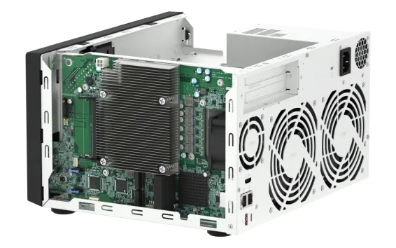 QNAP - TVS-h874X-i9-64G-US - QNAP Ultra-High Speed 8 Bay NAS. Intel Core i9 16C (8 Performance cores + 8 Efficient cores) /24T processor