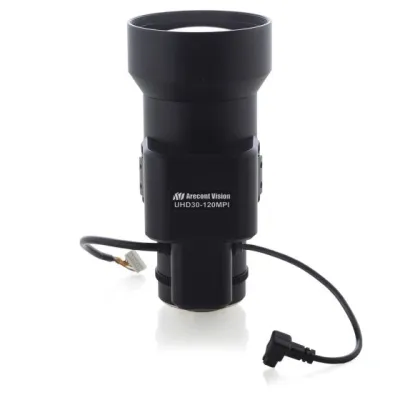 IDIS - UHD30-120MPI - 30-120mm IR corrected, Motorized Remote Focus/Zoom, P-Iris Lens with C Mount 