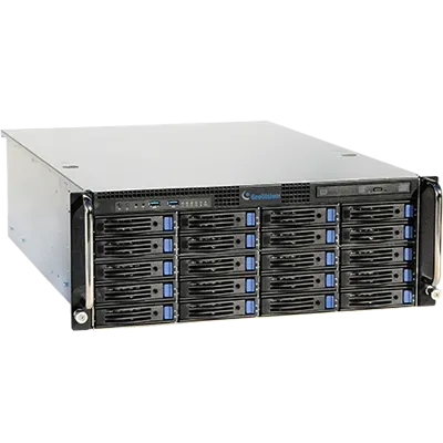 Geovision - UVS-NVR-NU904-SHORT - UVS Ultra 4U 4 Bay VMS i9 32CH Short