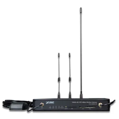 Planet - VCG-1500WG-LTE-US - Vehicle 4G LTE Cellular Wireless Gateway with 5-Port 10/100TX (1-SIM Card Slot, 802.11n, GPS, -25~65 degrees C)
