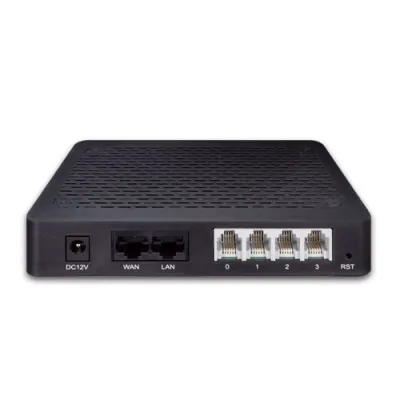 PLANET - VGW-420FS - 4-Port SIP VoIP Gateway (4*FXS): IETF SIP 2.0, T.38/T.30, STUN/Outbound Proxy