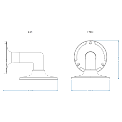 SPECO - WMT1 - Wall Mount Bracket for Speco Blue Cameras