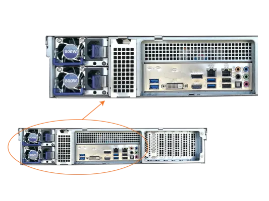 Hanwha - WRR-5301-20TB - Wisenet WAVE optimized 2U rack server-20TB