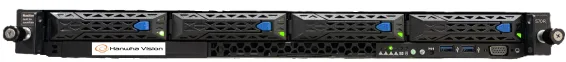 Hanwha - WRR-P-E201L-16TB - 1U Wisenet WAVE Network Video Recorder with 4 Professional licenses, Wisenet WAVE pre-installed, 16TB raw (10TB usable after disk formatting & RAID 5 configuration), 470 Mbps recording B/W, 4 HDD Bay (3.5"), Intel Xeon E23