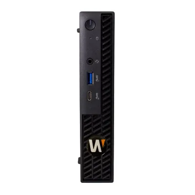 Hanwha - WWT-P-7204ML - Micro form factor Wisenet WAVE Client Workstation for 2 monitor output, Wisenet WAVE pre-installed, (14th Gen) Intel Core i7, 16GB RAM, 256GB SSD OS Drive, Ubuntu Linux 22.04 LTS, Single GbE NIC, (1) VGA, (1) HDMI, (1) Display