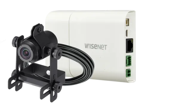 Hanwha - XNB-H6240A - Wisenet X powered by Wisenet 5 network ATM camera, 2MP, Full HD(1080p) 60fps, 2.4mm fixed lens (138°), triple codec H.265/H.264/MJPEG with WiseStream II technology, 120dB WDR, micro SD/SDHC/SDXC, USB port for easy installation, 