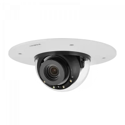 Hanwha - XND-8082RF - Wisenet 7 X-plus series network IR flush mount camera (plenum), 6MP @ 30fps, motorized vari-focal lens 3x (2.8~8.4mm), triple codec H.265/H.264/MJPEG with WiseStreamII technology, Extreme WDR, USB and CVBS port for easy installa